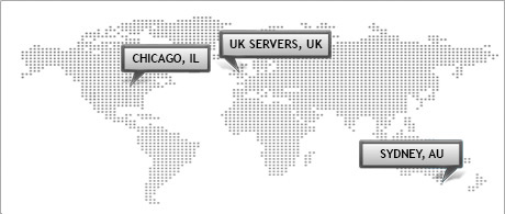 Several data center facility locations Several data center facility locations